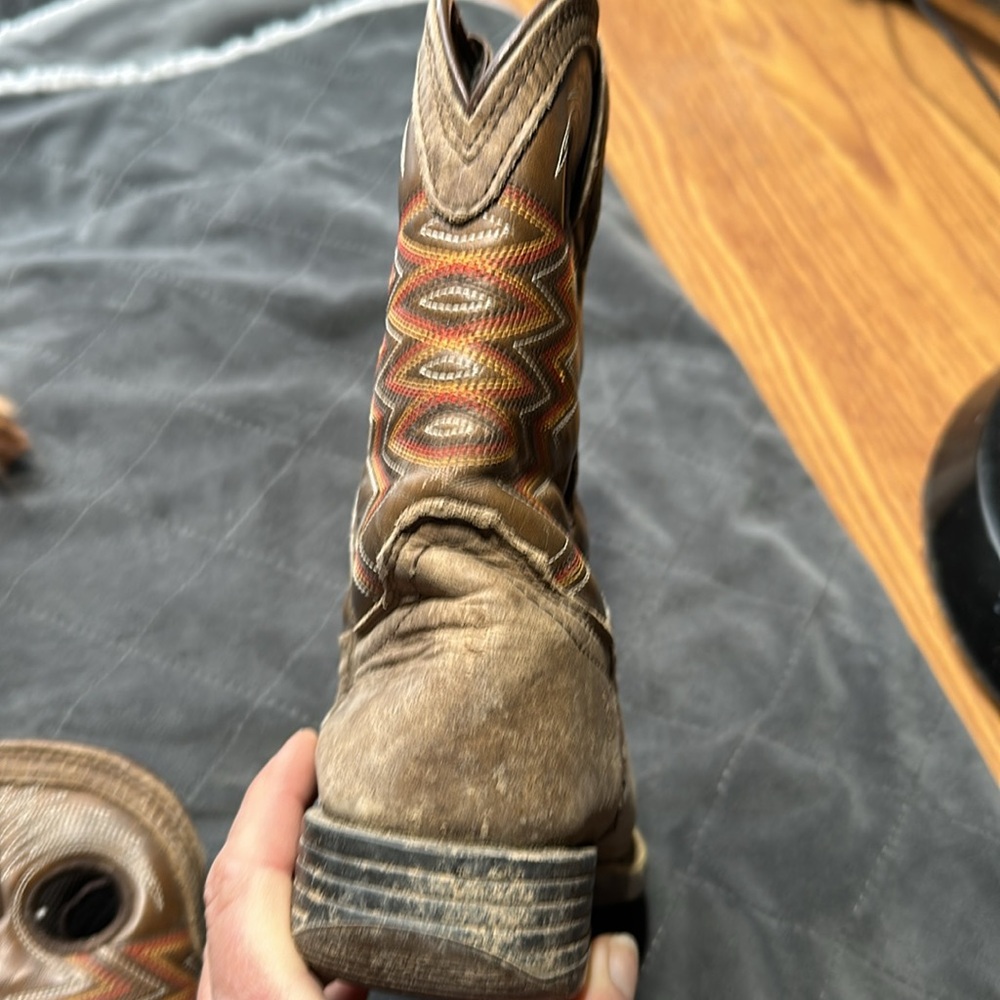 Durango Lil Rebel Pro Big Kids Western Boots Brown - Picture 7 of 10
